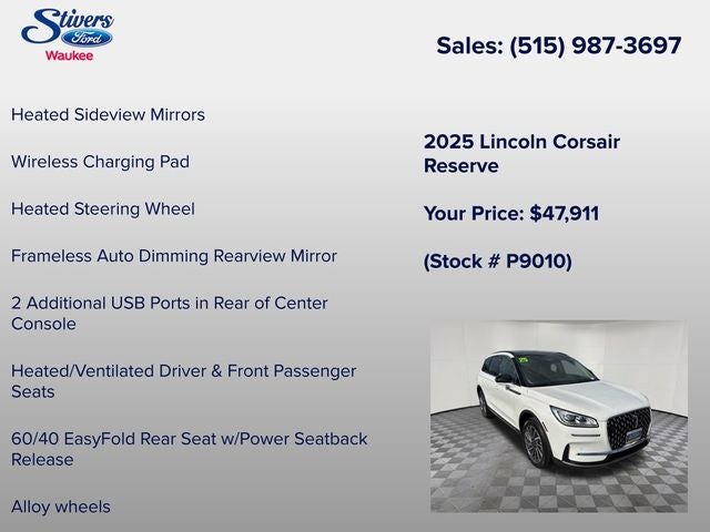 2025 Lincoln Corsair Reserve