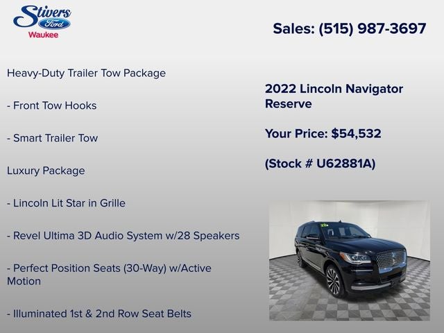 2022 Lincoln Navigator Reserve