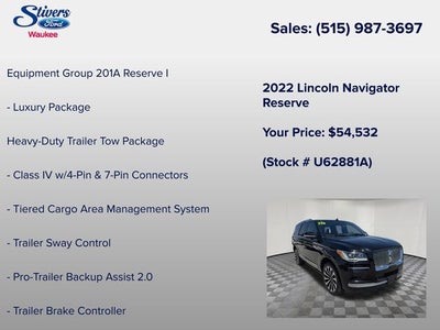 2022 Lincoln Navigator Reserve