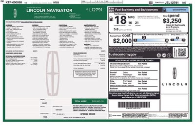 2018 Lincoln Navigator Reserve