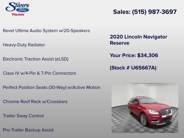 2020 Lincoln Navigator Reserve