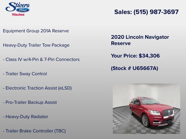 2020 Lincoln Navigator Reserve