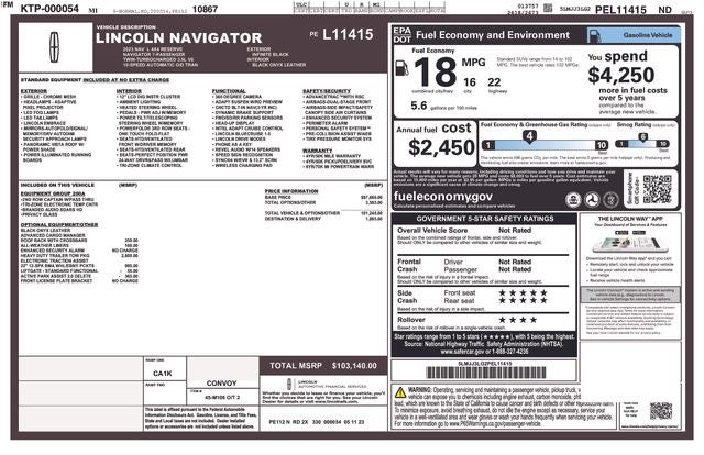 2023 Lincoln Navigator L Reserve