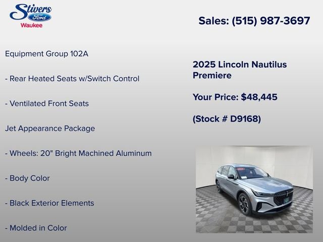 2025 Lincoln Nautilus Premiere