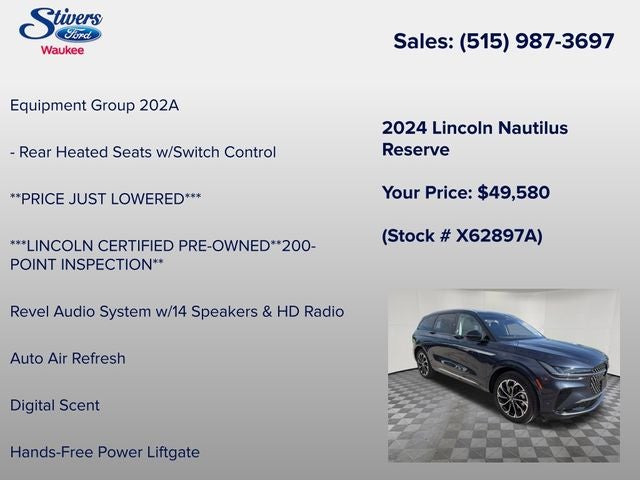 2024 Lincoln Nautilus Reserve