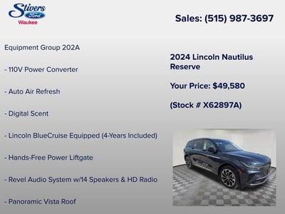 2024 Lincoln Nautilus Reserve