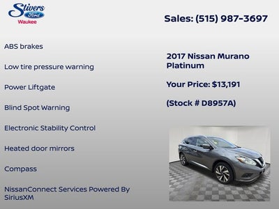 2017 Nissan Murano Platinum