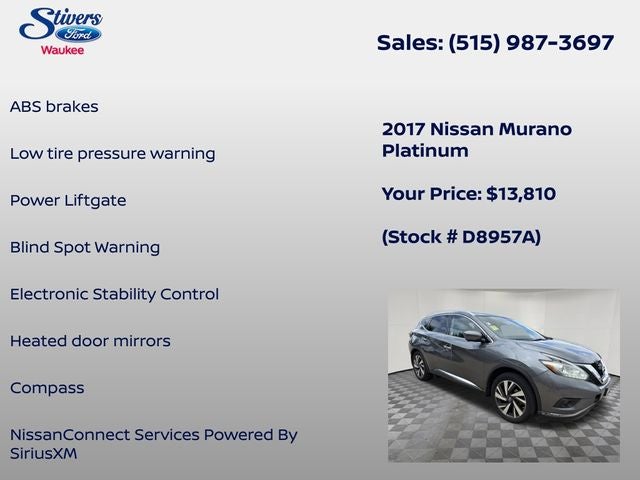 2017 Nissan Murano Platinum
