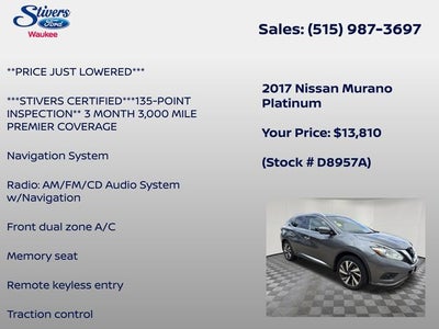 2017 Nissan Murano Platinum