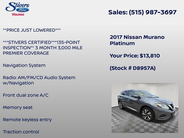 2017 Nissan Murano Platinum