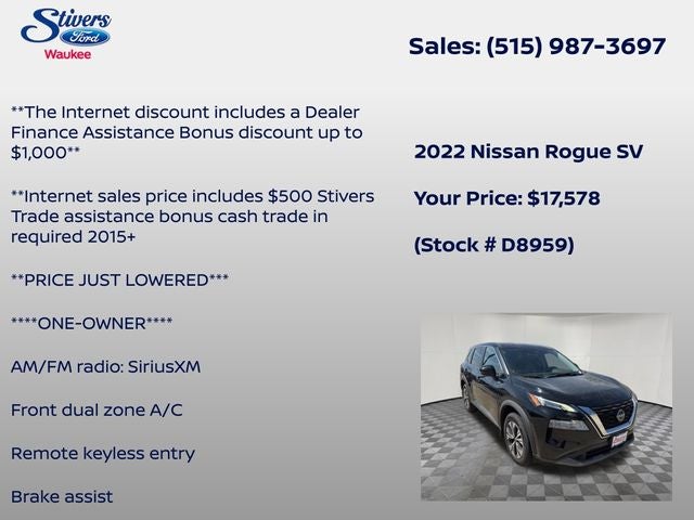 2022 Nissan Rogue SV