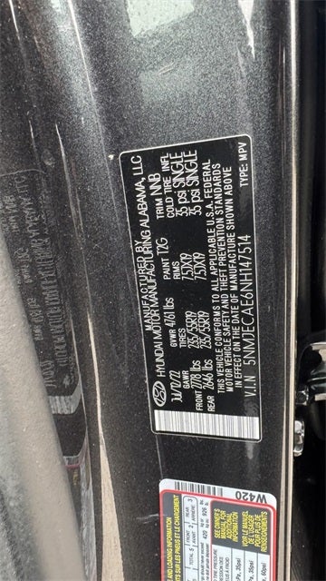 2022 Hyundai Tucson Limited