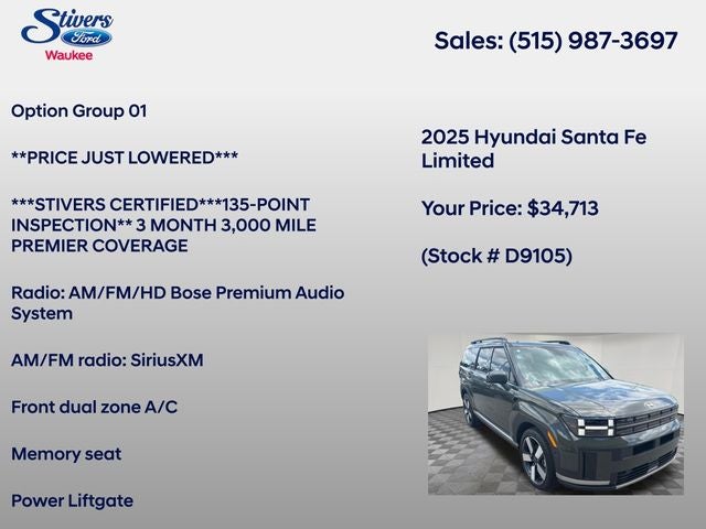 2025 Hyundai Santa Fe Limited