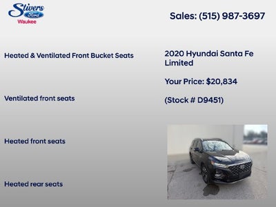 2020 Hyundai Santa Fe Limited