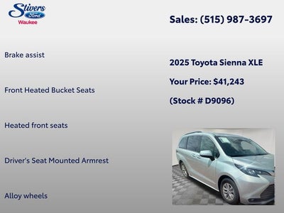 2025 Toyota Sienna XLE 8 Passenger