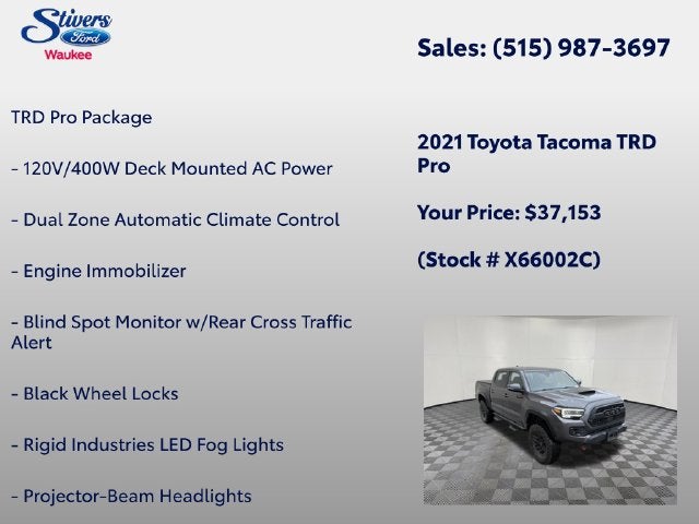 2021 Toyota Tacoma TRD Pro V6