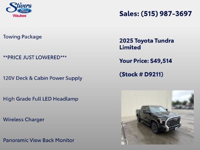 2025 Toyota Tundra Limited