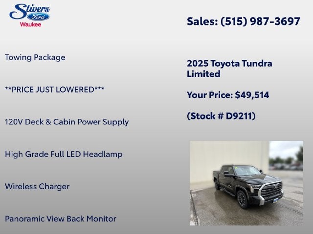 2025 Toyota Tundra Limited