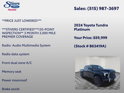 2024 Toyota Tundra Platinum
