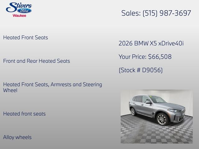 2026 BMW X5 xDrive40i