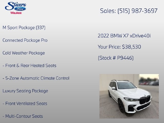 2022 BMW X7 xDrive40i