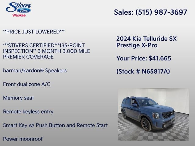 2024 Kia Telluride SX-Prestige X-Pro