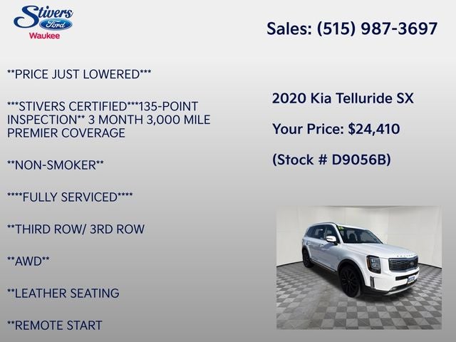 2020 Kia Telluride SX