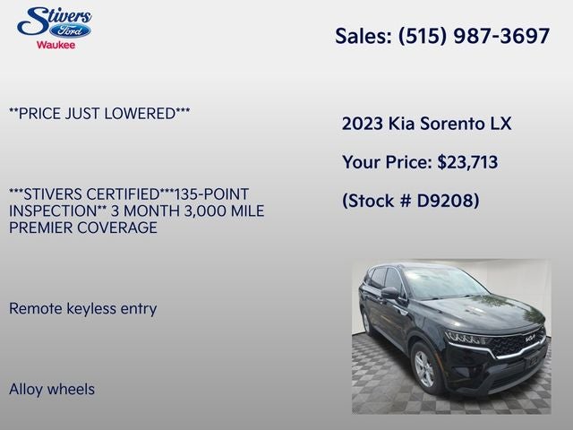 2023 Kia Sorento LX
