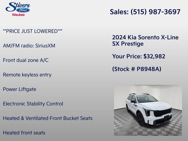 2024 Kia Sorento X-Line SX Prestige