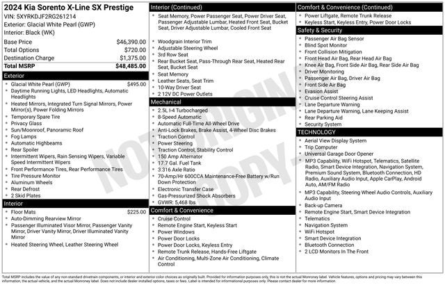 2024 Kia Sorento X-Line SX Prestige