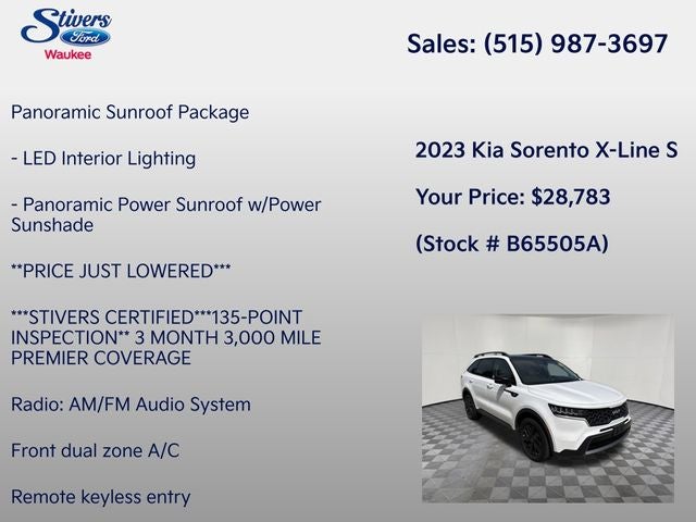 2023 Kia Sorento X-Line S
