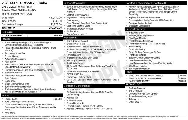 2023 Mazda Mazda CX-50 2.5 Turbo