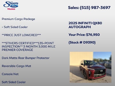 2025 INFINITI QX80 AUTOGRAPH