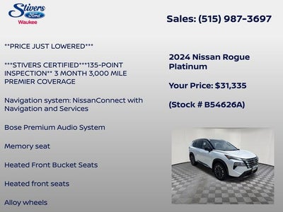2024 Nissan Rogue Platinum