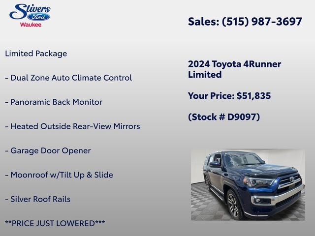 2024 Toyota 4Runner Limited
