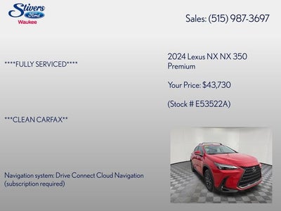 2024 Lexus NX 350 Premium