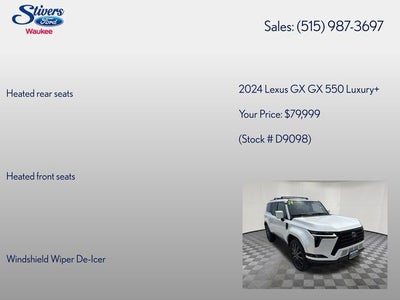 2024 Lexus GX 550 Luxury+
