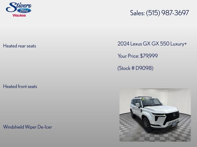 2024 Lexus GX 550 Luxury+