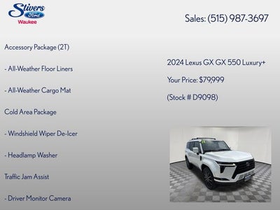 2024 Lexus GX 550 Luxury+