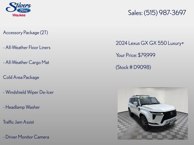 2024 Lexus GX 550 Luxury+