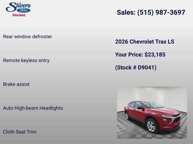 2026 Chevrolet Trax LS