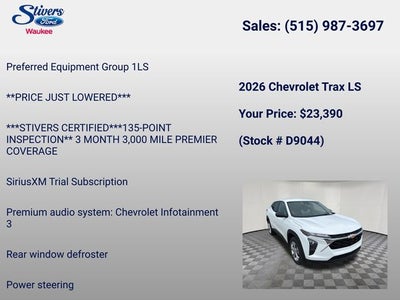 2026 Chevrolet Trax LS