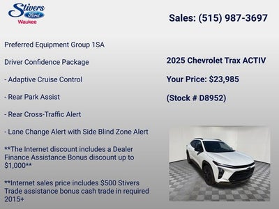 2025 Chevrolet Trax ACTIV