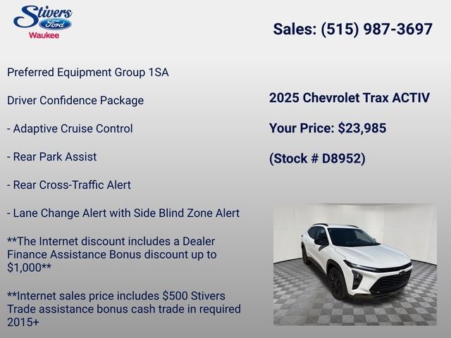 2025 Chevrolet Trax ACTIV