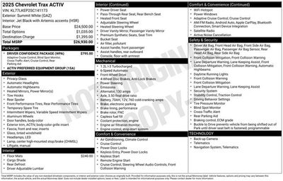 2025 Chevrolet Trax ACTIV