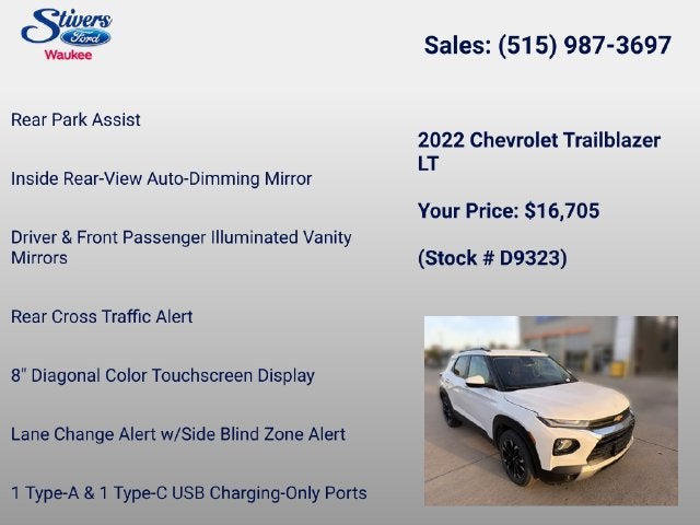 2022 Chevrolet TrailBlazer LT