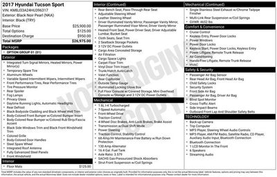 2017 Hyundai Tucson Sport