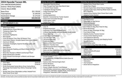2024 Hyundai Tucson SEL