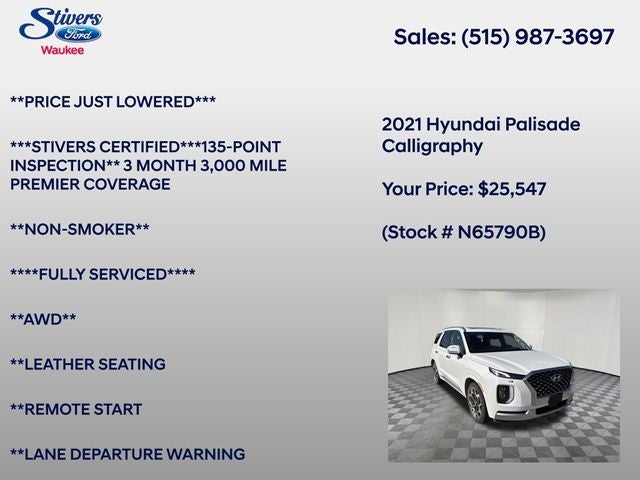 2021 Hyundai Palisade Calligraphy
