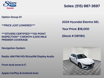 2024 Hyundai Elantra SEL